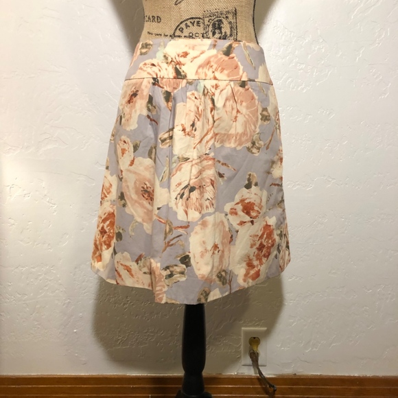 J. Crew floral print skirt, size 4 - Picture 5 of 5